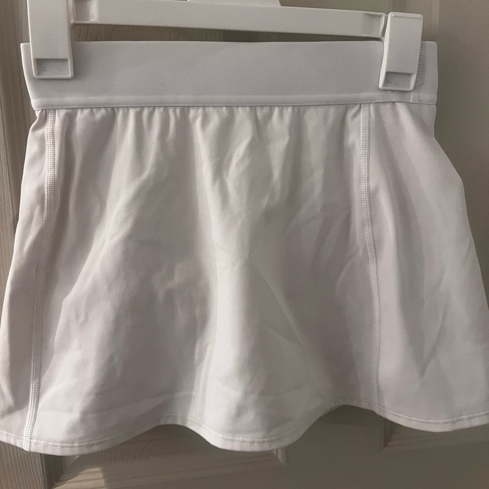 Aritzia White A-Line Skirt